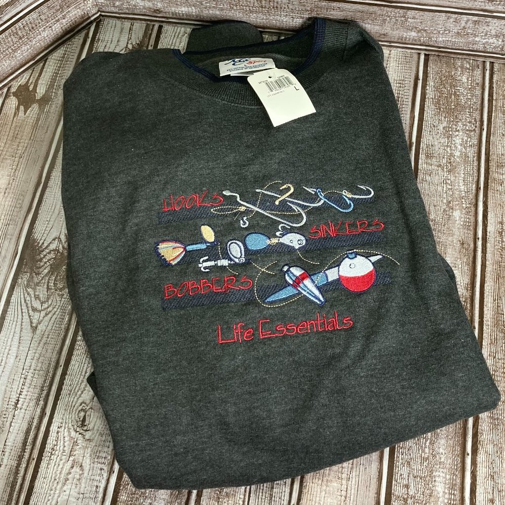 MC SPORT Men's L Fishing Sweatshirt Life Essential